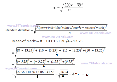 Standard Deviation Normalization Of Data In Data Mining | T4Tutorials.com