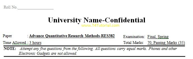 which research establishes cause and effect relationship mcq