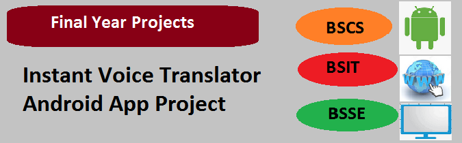 Instant Voice Translator Android App Project