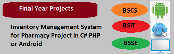 Inventory Management System for Pharmacy Project in C# PHP or Android