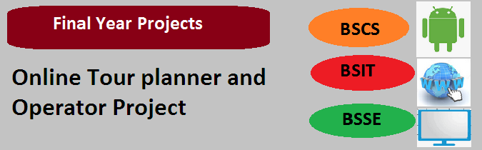 Online Tour planner and Operator Project