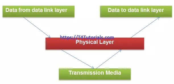 physical layer in OSI Model Diagram