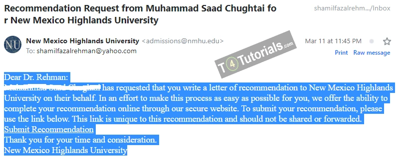 How Universities verify Recommendation Letter from Teacher
