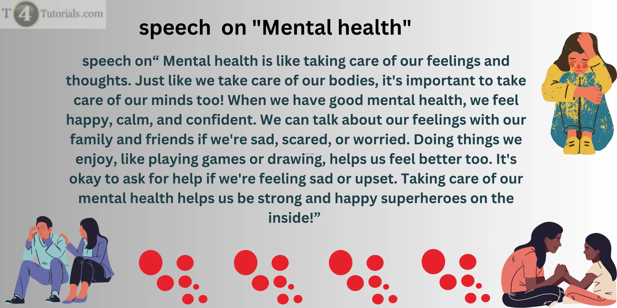 speech on mental health and its importance