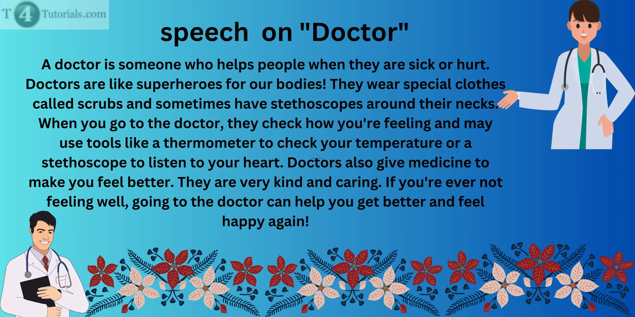 a speech on doctor