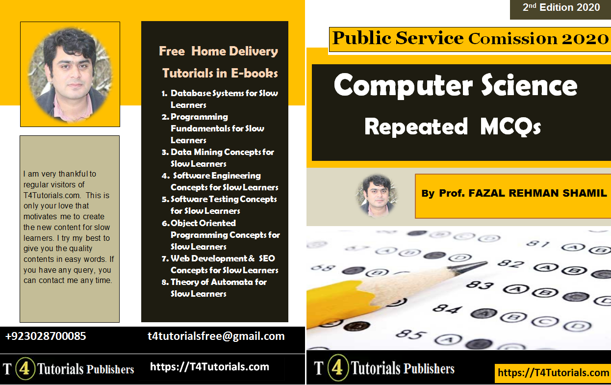 CS Repeated MCQs by Prof. Fazal Rehman Shamil