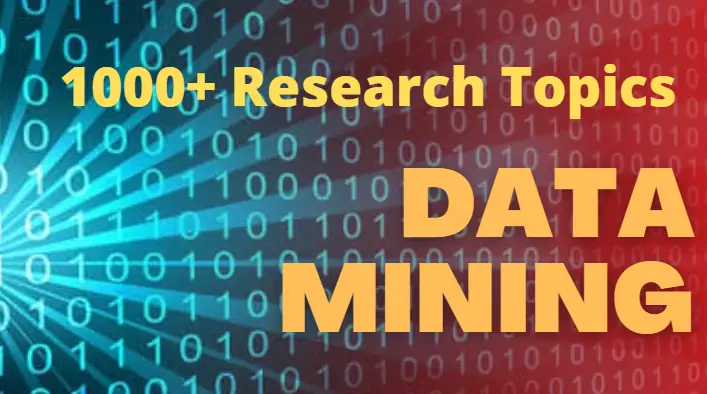 Data Mining Research Topics