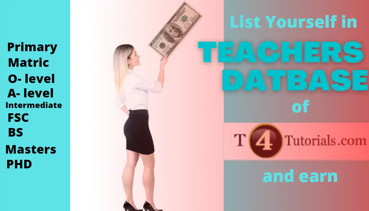 Earn money by teaching online tution