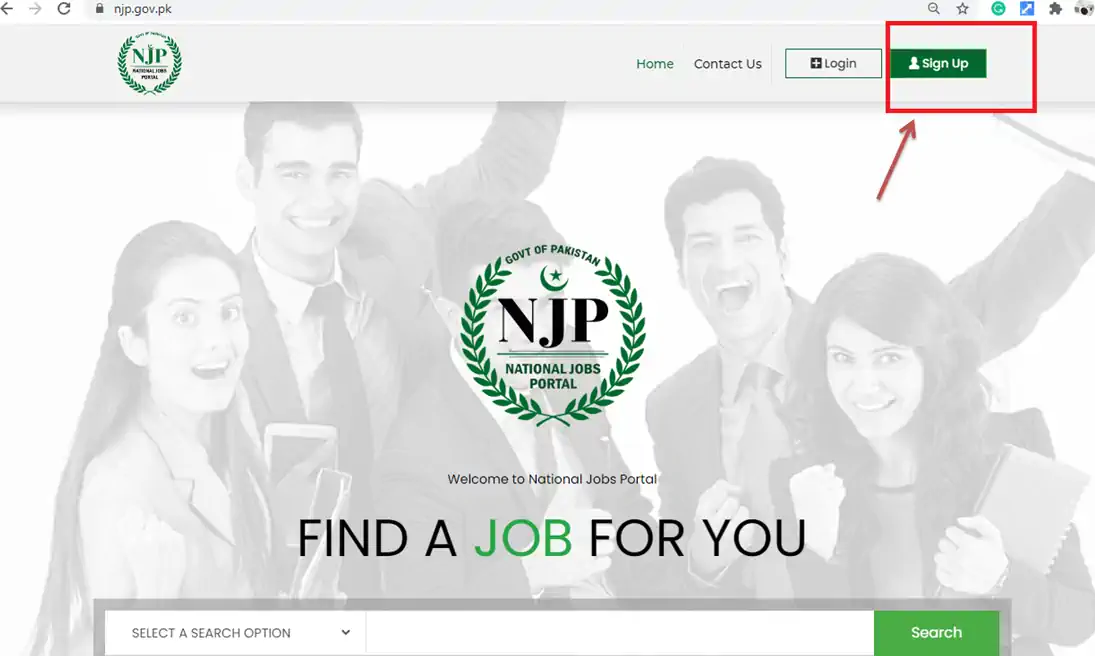 How to register on national job portal Pakistan NJP