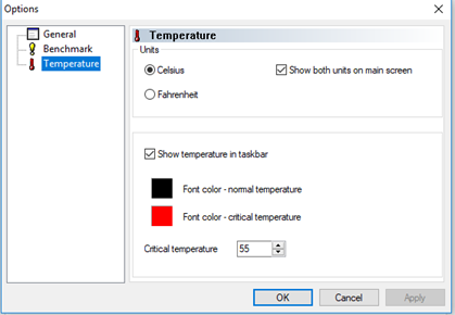 how to check hard disk temperature