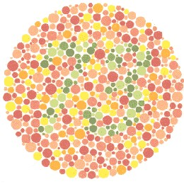 red green color blindness test